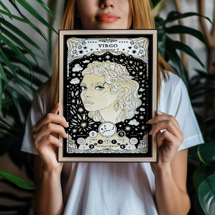Virgo Preciso y Elegante - Póster del Zodiaco