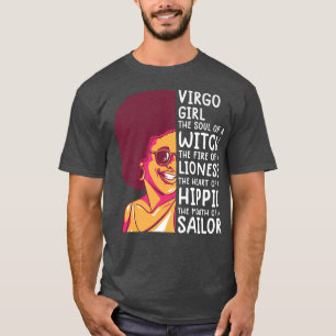 Virgo reina camisetas para mujeres Astrología zodi