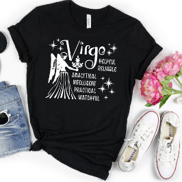 Virgo Zodiac Horoscope moderno Camiseta