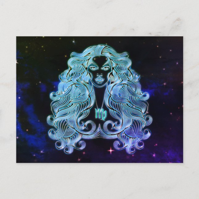 virgo zodiac postal virgen (Anverso)