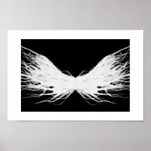 Virtudes Abstracto Alas Blancas Arte de Tinta Alco
