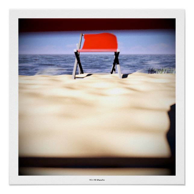 VIS A 3D Computer ART Digital Realism Poster (Anverso)