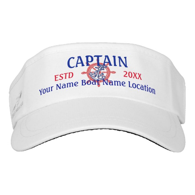 Visera Equipo o capitán personalizado del capitán primer (Anverso)
