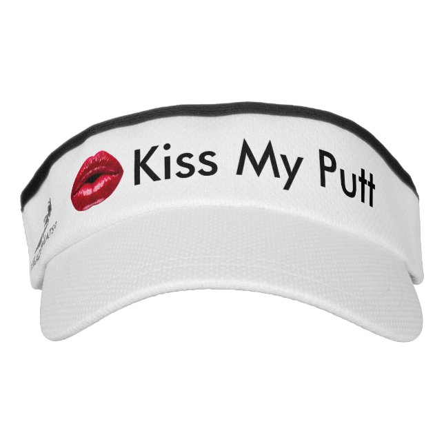Visera Tema divertido del golf (Anverso)