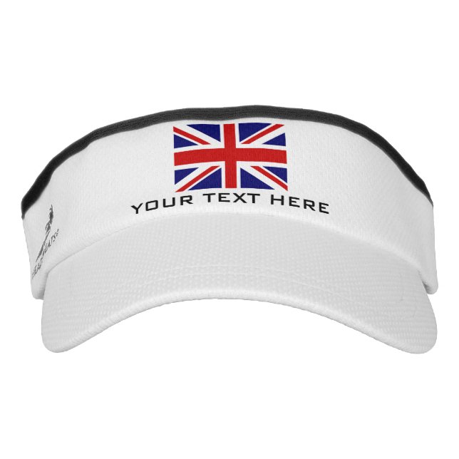 Visera Unión Británica bandera Jack deportes parasol gorr (Anverso)
