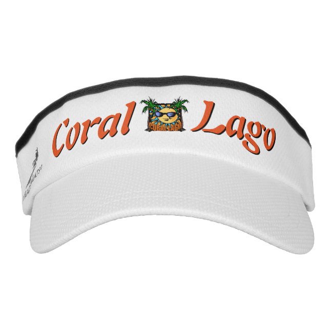Visera Visera con logotipo Coral Lago (Anverso)