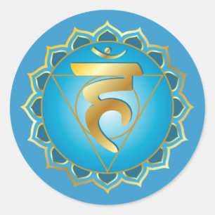 Vishuddhi o Pegatina de chakra de garganta