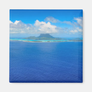 Visión aérea sobre el imán de Bora Bora