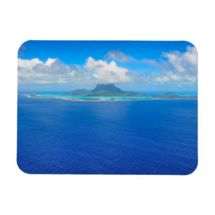 Visión aérea sobre el imán rectangular de Bora