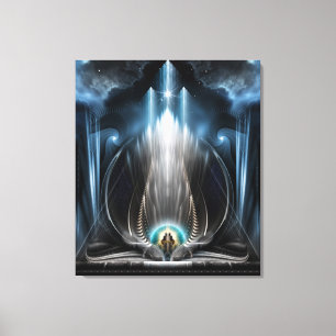 Visión De Hielo De La Impresión De Lienzo Vista Im