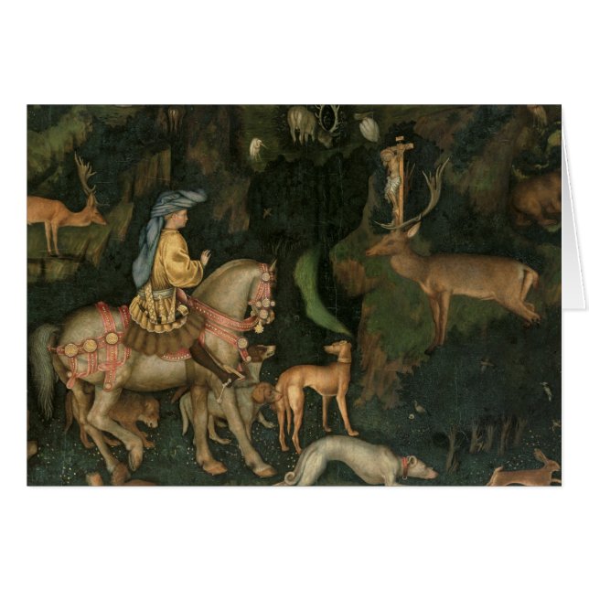 Vision de St. Eustachius, c.1438-42 (Anverso (Horizontal))