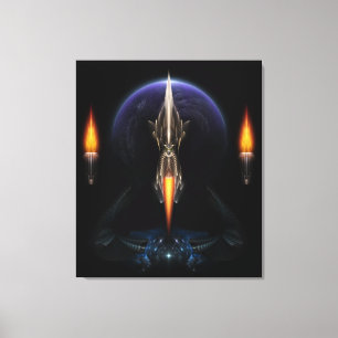 Visión De Vuelo En La Impresión De Lienzo De Arte