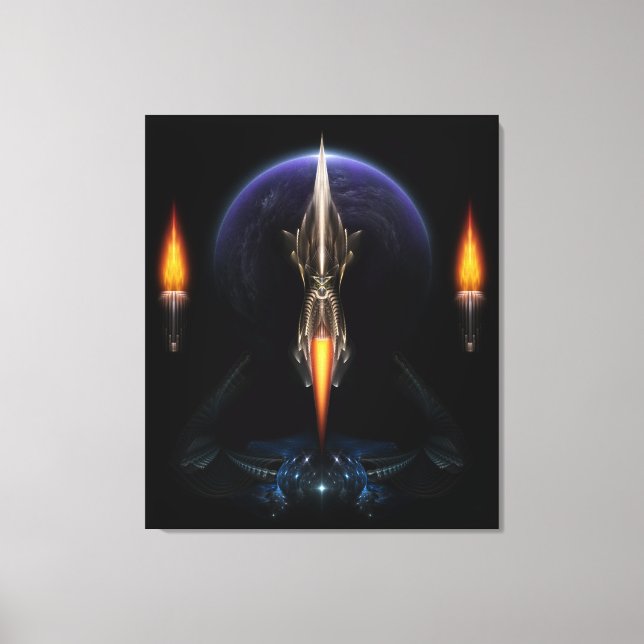 Visión De Vuelo En La Impresión De Lienzo De Arte  (Anverso)