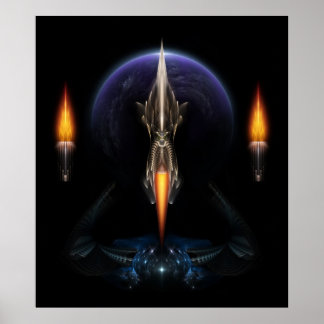 Visión De Vuelo Sobre El Poster De Pared De Arte F