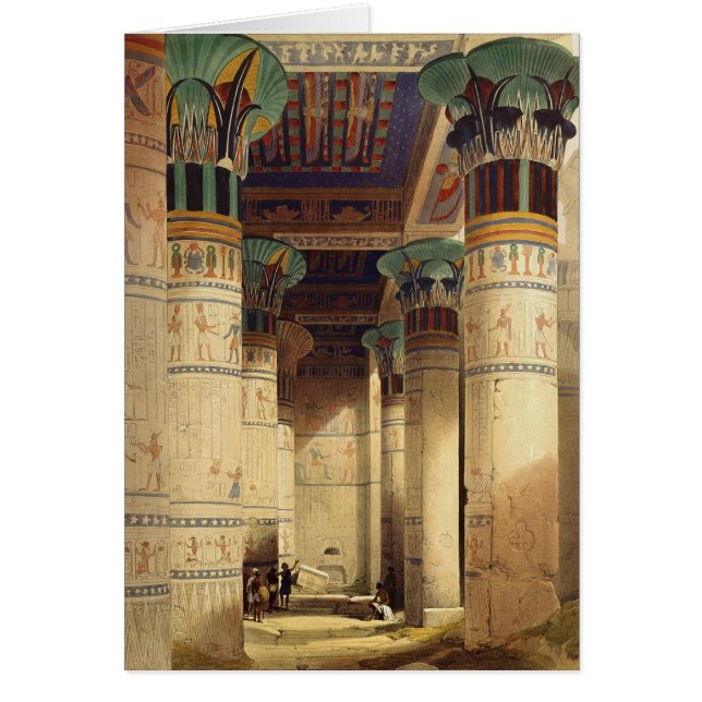 Visión debajo del pórtico magnífico, Philae (Frente)