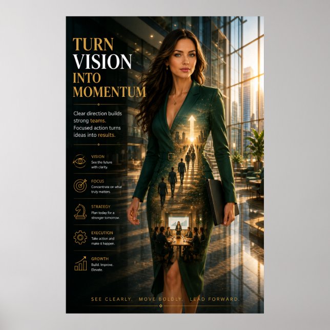 Visión en Impulso – Póster Ejecutivo (Frente)