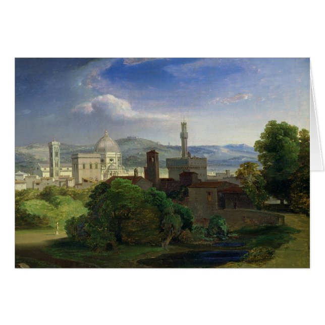 Visión sobre Florencia, c.1829 (Anverso (Horizontal))