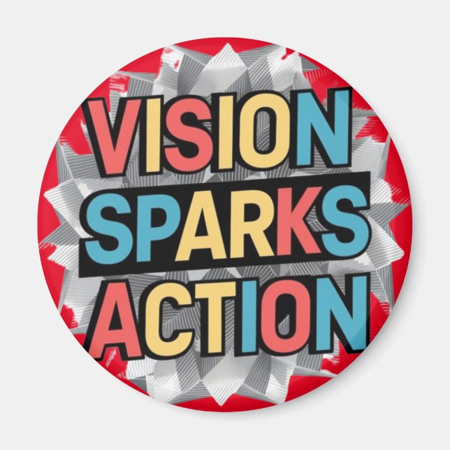 "Vision Sparks": Imán Inspirador (Frente)