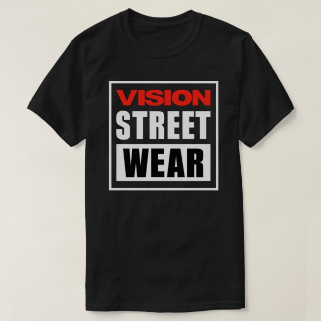 Vision Street Lleva Una Camiseta Esencial (Diseño del anverso)