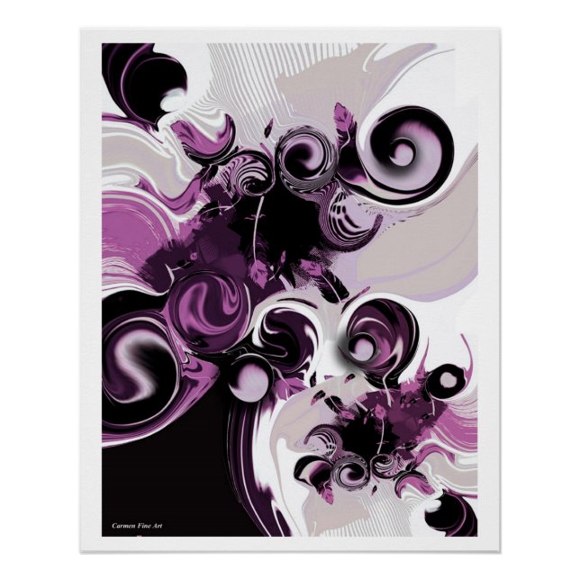 "Visión y sentimiento", Poster brillante (Anverso)