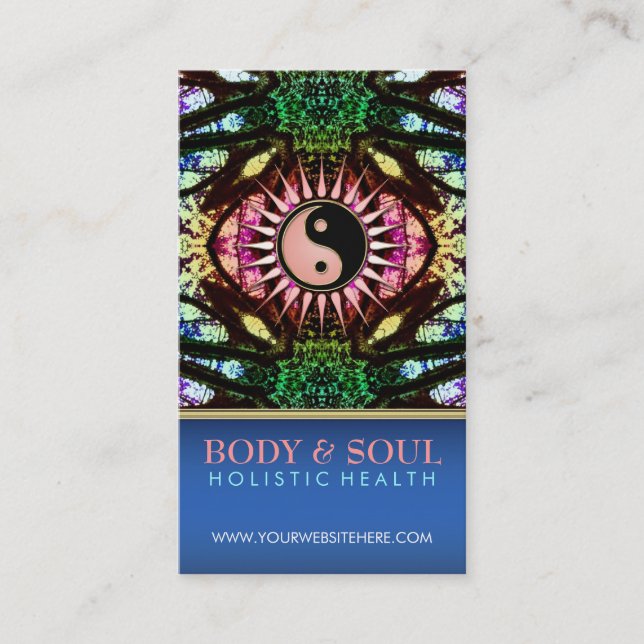 Visionario Selva YinYang tarjetas de negocios NewA (Anverso)