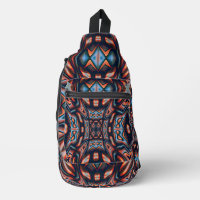 Visiones de Kaleidoscope Naranja ruso 8 Bolsa de S
