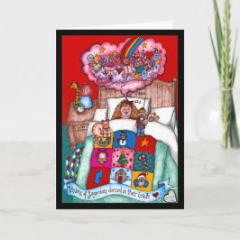 Visiones de la tarjeta de ciruelas de azúcar