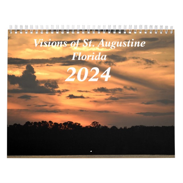 Visiones de San Agustín, calendario Florida 2024 (Tapa)