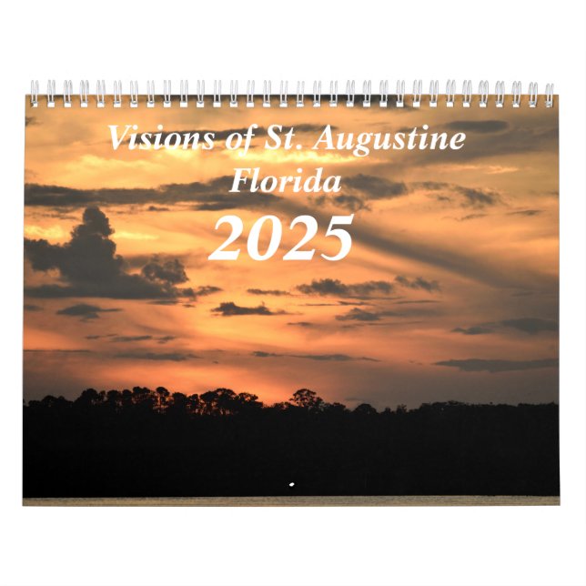 Visiones de San Agustín, calendario Florida 2025 (Tapa)