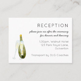 Visita 100 x Boda Detalles de la Tarjeta Itineraria