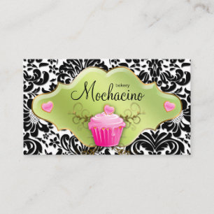 Visita 311 Panadería Tarjeta de Negocios Cupcake Gold Sw