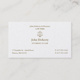 Visita Abogado | Elegante Tarjeta de presentación para ab