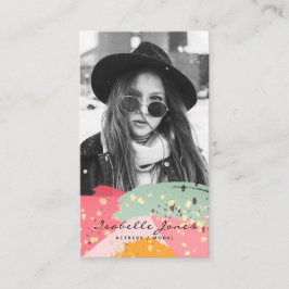 Visita Actor Model Singer Elegante tarjeta de presentació