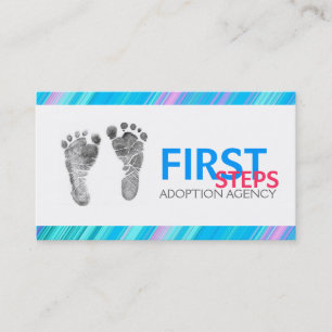 Visita Agencia de adopción, tarjeta de presentación del a