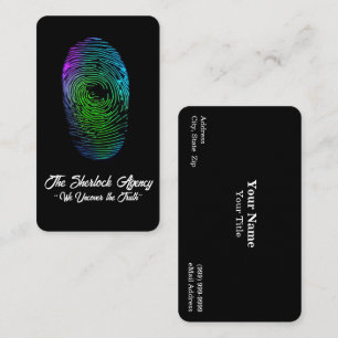 Visita Agencia de detectives / Tarjeta de presentación de