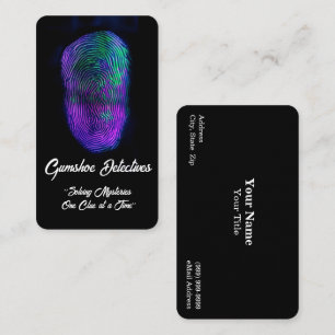 Visita Agencia de detectives / Tarjeta de presentación de