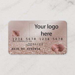 Visita Agregar su tarjeta de crédito con estilo Rosa Purp