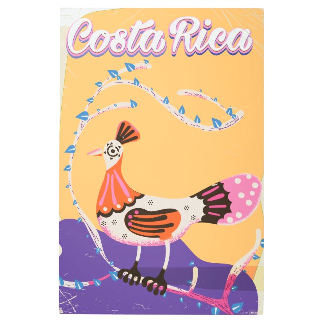Visita al poster personalizado de Costa Rica (Anverso)