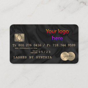 Visita Añadir el estilo de tarjeta de crédito del logotip