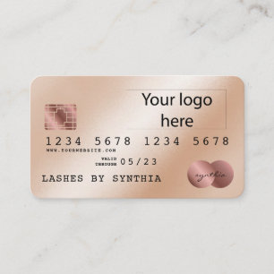 Visita Añadir el estilo de tarjeta de crédito del logotip