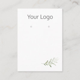 Visita Añadir el logotipo Tarjeta de visualización simple