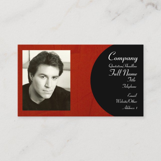 Visita Añadir la tarjeta de presentación de imágenes (Anverso)