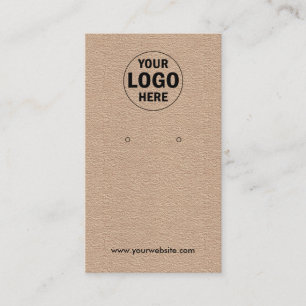 Visita Añadir logotipo   Tarjeta de visualización Rústica