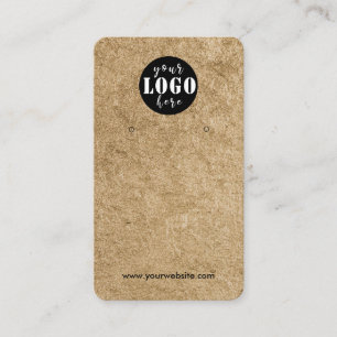 Visita Añadir logotipo Tarjeta de visualización sencilla 