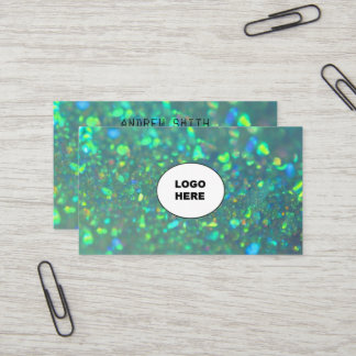Visita Añadir su propia imagen opal tarjeta de presentaci