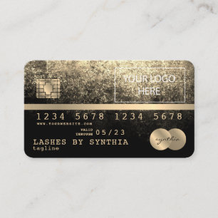 Visita Añadir su tarjeta de crédito con logotipo Gold y B