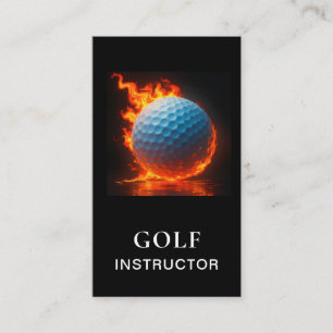 Visita *~* AP94 QR Llamas Fuego Caliente Tarjeta de Golf