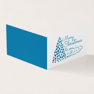 Visita Árbol de Navidad azul, tarjeta de Navidades de fot