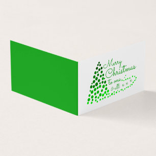 Visita Árbol de Navidad de Ombré, tarjeta de Navidades de