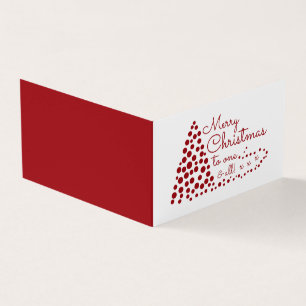 Visita Árbol de Navidad Rojo, tarjeta de Navidades de fot